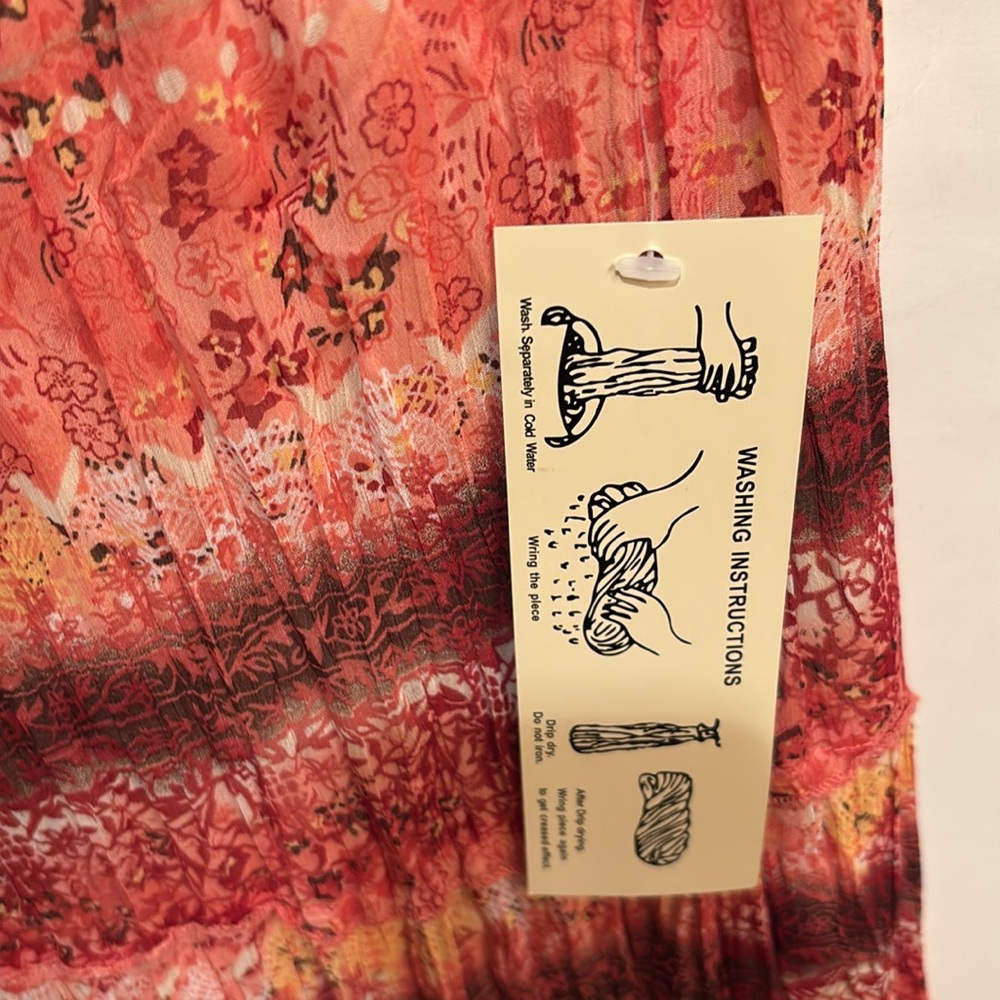 NWT Christopher and Banks, Bohemian Multicolor Maxi Skirt S colorful Fall - Picture 4 of 10